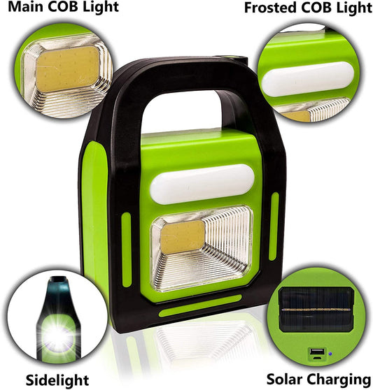 3-in-1 Solar LED Rechargeable Light