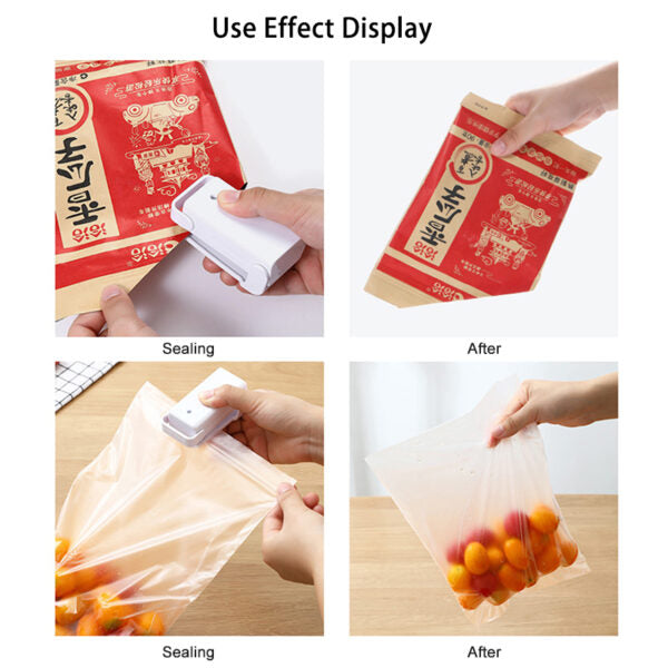 Portable Mini Sealer Home Heat Bag Plastic