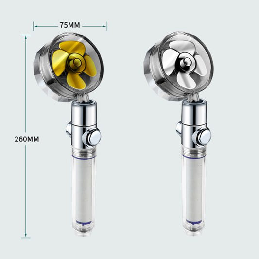 Pressurized Shower Head Turbine Shower Accessories