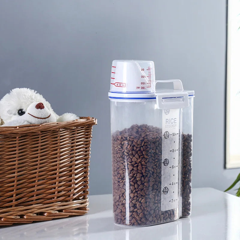 Storage Containers, With Measuring Cup