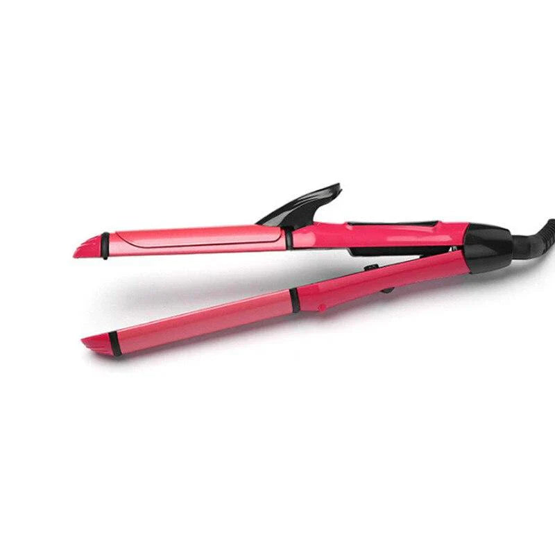 Nova 2-in-1 Hair Straightener & Curler ā Model NH-2009, Quick Heat-Up Ceramic Plates for Smooth Straightening & Effortless Curls