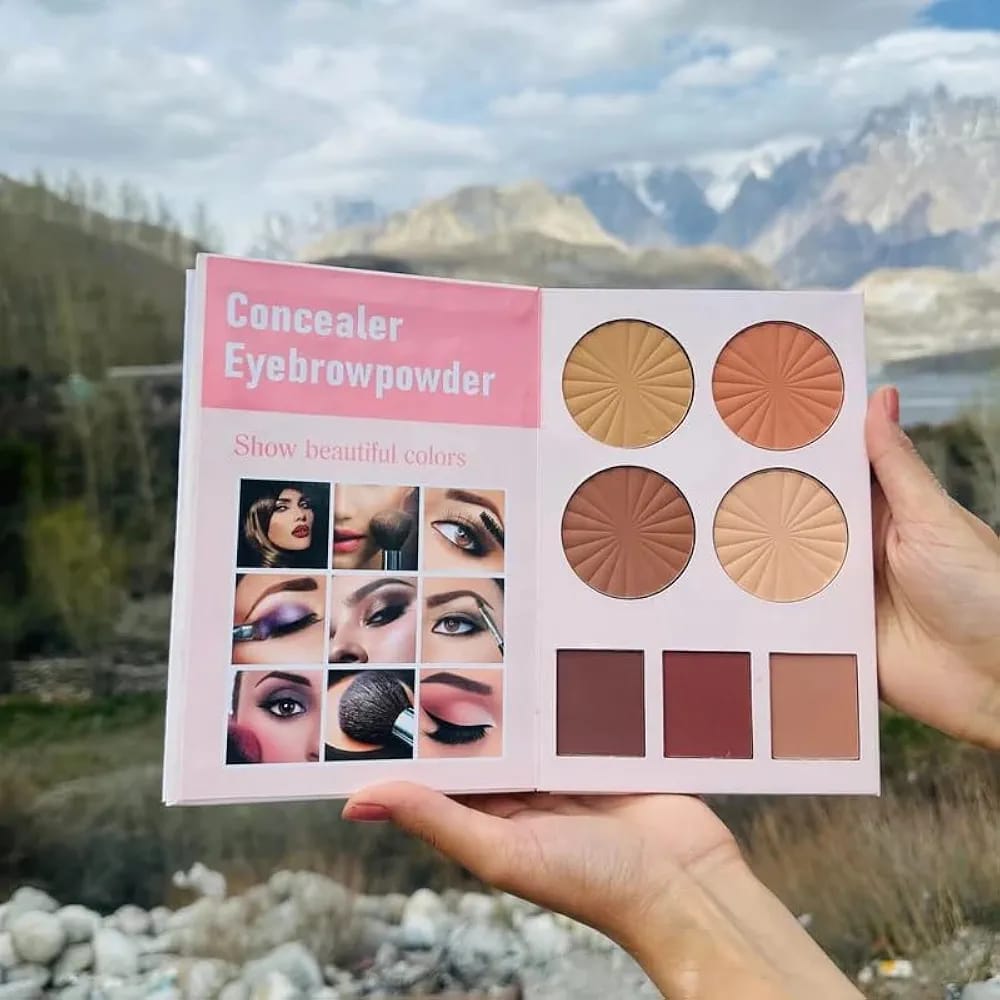 All In One Professional Makeup Palette Book – Complete 4 In 1 Beauty kit