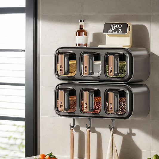 Wall Mounted Seasoning Containers