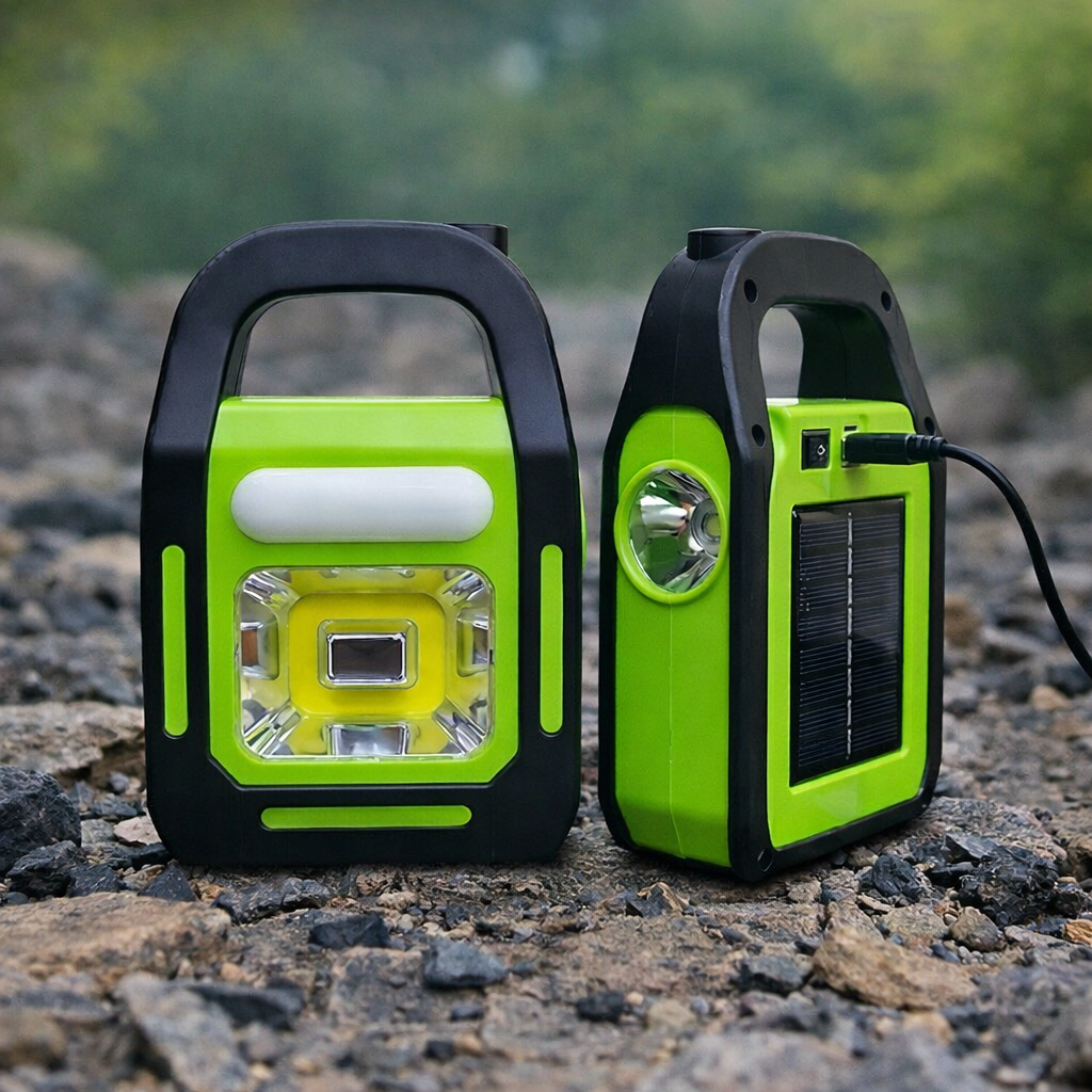 3-in-1 Solar LED Rechargeable Light