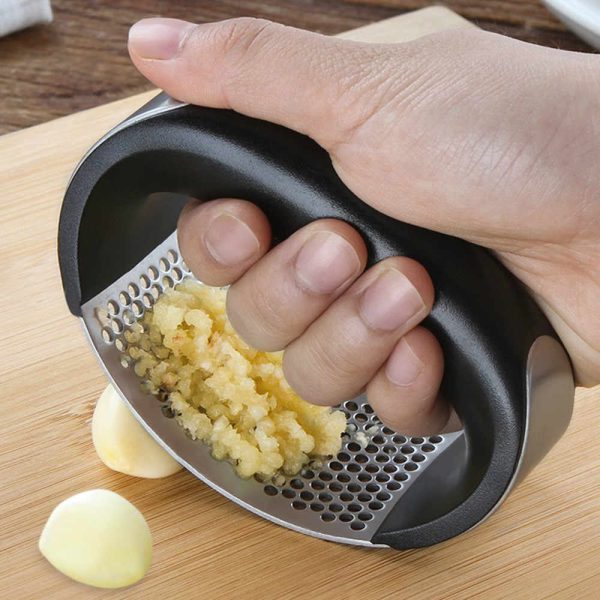Stainless Steel Handheld Ginger Garlic Curve Mincer