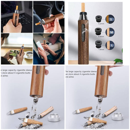 Portable Ashless Cigarette Holder