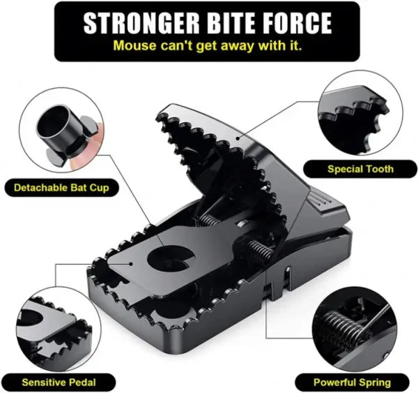 Best Seller Catcher Automatic Spring Reusable Plastic Black