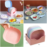 10pcs Multi-function Spit Bone Dish Household