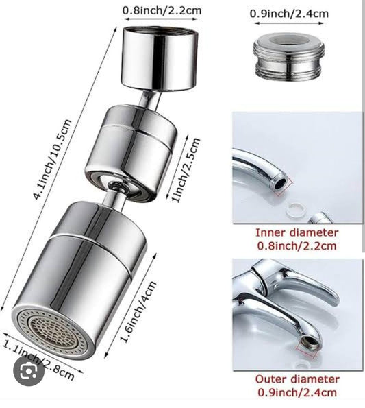 1080°rotatable Faucet Aerator Bathroom Washbasin Tap