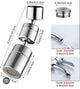 1080°rotatable Faucet Aerator Bathroom Washbasin Tap