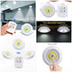 Tap Led Light With Remote Control (Pack Of 3)