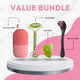 Jade Roller, Ice Roller and Derma Roller - Pack Of 3