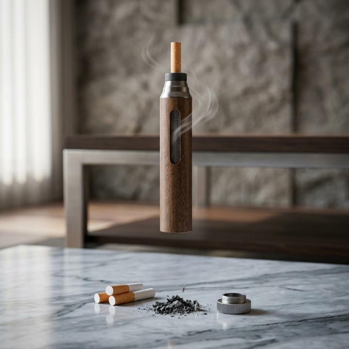 Portable Ashless Cigarette Holder