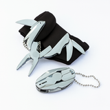 Stainless Steel Outdoor Portable Multitool Plier Knife Key Chain Screwdriver Mini Tools