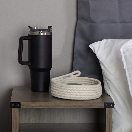 40oz Insulated Tumbler with Handle & Straw