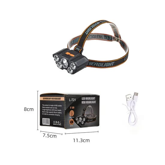 LED USB Rechargeable Headlight