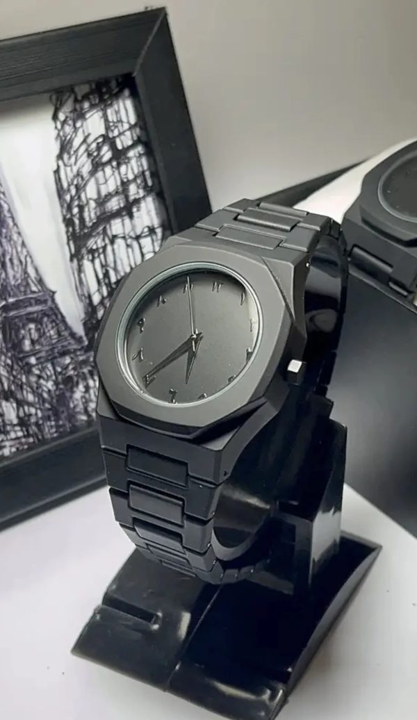 Full Black Aura  Quartz Analog Watch – Men & Boys