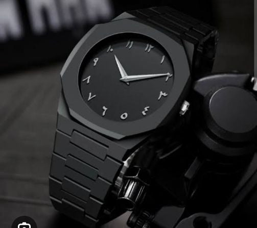 Full Black Aura  Quartz Analog Watch – Men & Boys